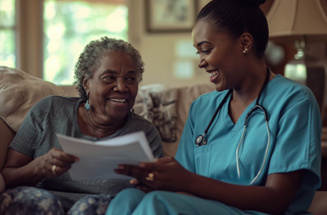 Doctor with a patient